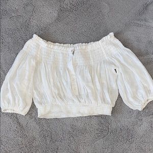 free people puffy sleeved top